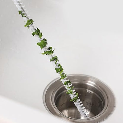 Household Sewer Hair Catcher Sewer Drain Cleaner Brush Bendable Sink Overflow Drain Brush Flexible Pipe Cleaner Gifts Drain Cleaning Brush for Household Use