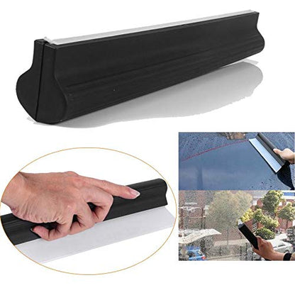 Watris Veiyi 10" Silicone Water Blade Squeegee, Quick Dry Wiper Blade Squeegee, Antislip Automotive Shower Squeegee for Car Glass and Shower Kitchen Window…