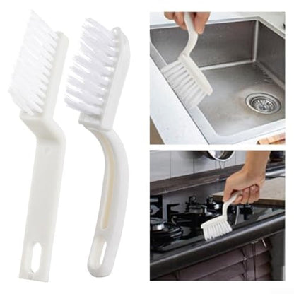 Grout Cleaner Brush with Stiff Bristles for Tile Joints and Crevices Angled Design Scrubber for Bathroom Kitchen Window Tracks Blinds Car Vents Shower Door Tracks and Other Tight Spaces(Points) - size: Points