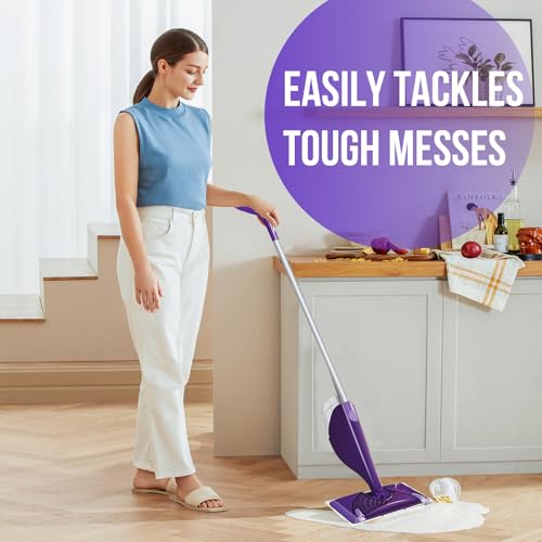 Mopping Pad Refill for Wet Jet Mop, Disposable Multi Surface Wetjet Hardwood Floor Cleaner Spray Mop Pads Refills, Thickness & Absorbent (120) - size: 120 Count