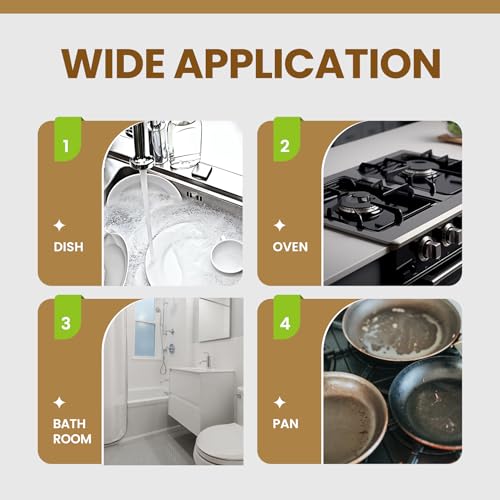 Natural Dishwand Sponge Refills, Plant-Based Dish Wand Replacement Head | Non-Scratch Sisal Hemp Heavy Duty Scrubber Dispenser, Scrub Dishwashing Brush Cleaning Pad Refill for Kitchen Sink Dishwash - size: 6Pack