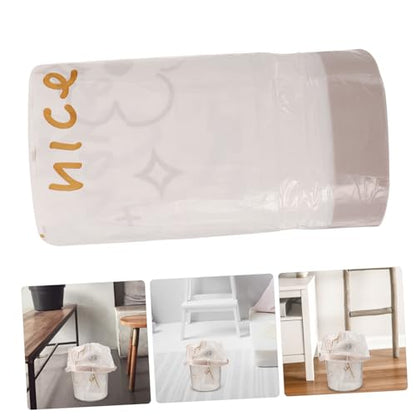 60Pcs Thick Drawstring Garbage Bags Large Capacity Reinforced Trash Bags for Home Kitchen Leak-resistant Handheld Waste Disposal Pouches