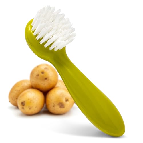 Joie Potato Scrub Brush, Ergonomic Easy Grip Handle, Cleans Fruits and Vegeables of All Types