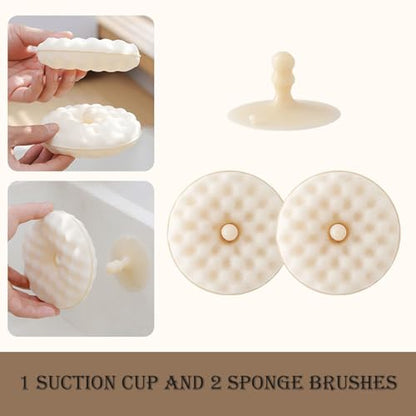 Dish Sponges 2 Pack - Dual-Sided Extra Thick Kitchen Sink Sponges for Dish Washing, Non-Stick Pans, Utensils & Kitchen Cleaning (Scrub Sponge Set)