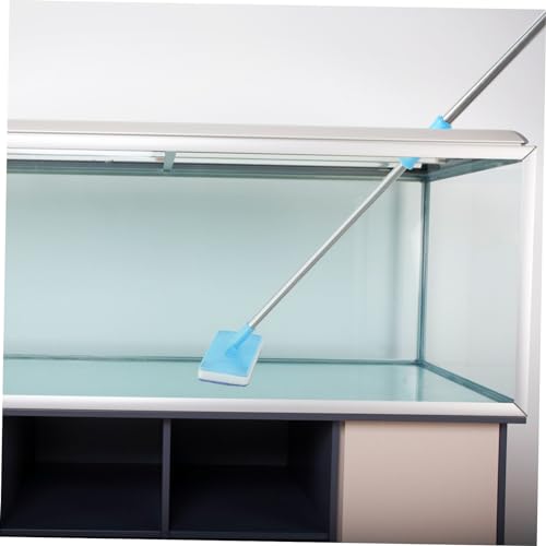 Toyvian Adjustable Long Handle Aquarium Cleaning Brush Versatile Fish Tank Scraper Tool for Glass Cleaning and Design for Easy Maintenance