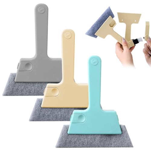 Magic Window Track Cleaner, 2025 New Magic Window Cleaning Brushes, Window Groove Cleaning Brush Tools Set, Hand-held Crevice Cleaning Brush for Window Slides and Gaps (Mix2) - color: Mix2