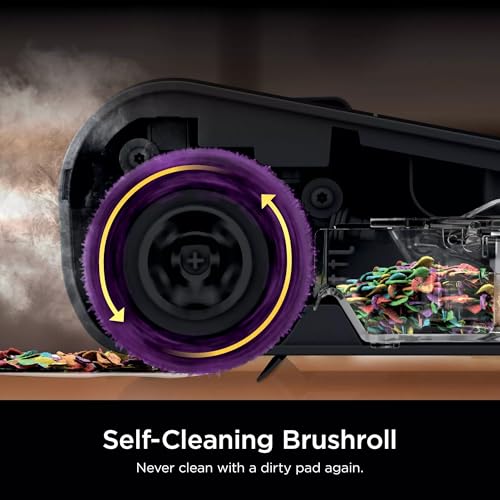 Shark Steam Pickup 3-in-1 Steam Mop Pickup Debris, Deep Scrubs, Steam, & Sanitizes Sealed Hard Floors - All At Once, Lightweight Steam Cleaner for Home with Sealed Hard Floors (Renewed) (Silver) - color: Silver