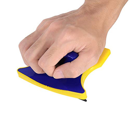 Double Side Magnetic Window Cleaner, Glider Washing Brush with 2 Extra Cleaning Cotton, Cleaning Brush Wiper Tools for High-Rise and Car Glazed Windows