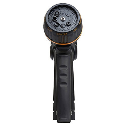 Melnor XT Metal Garden Hose Nozzle; Front Trigger with Flow Control; 8 Watering Patterns; 100% Metal Body with Fully Rubberized Slip Resistant Grip - style: 8-Pattern
