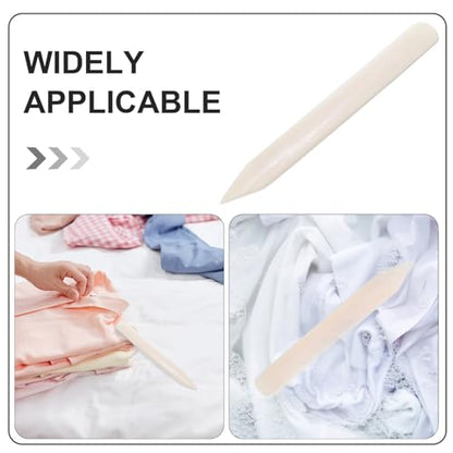 iplusmile Clothes Scraper Tool for Stain Removal Durable Real Bone Scraping Tool for Laundry and Envelope Opening Multipurpose Fabric Cleaner and Hair Lint Remover