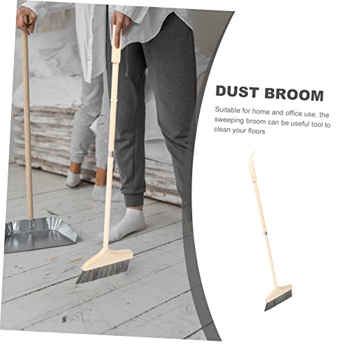 Long Handle Soft Broom for Indoor Cleaning Lightweight Dust Broom with Detachable Design Efficient Sweeping Tool for Home and Office