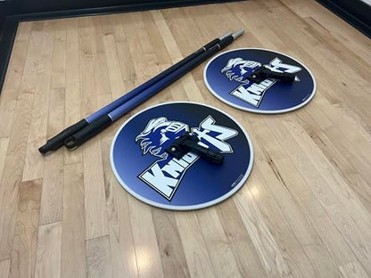 18" Round Custom Microfiber Basketball Court Sweat MOP, Game Day Perspiration MOP - Single mop