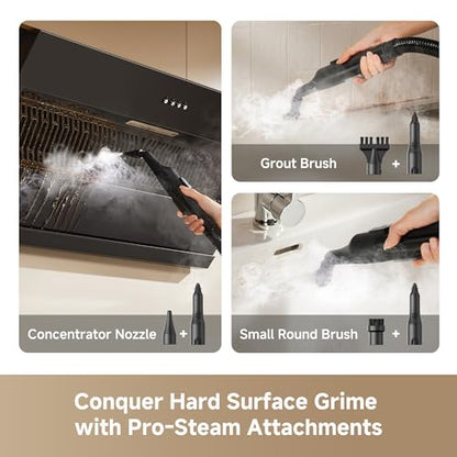 DREAME N20 Steam Carpet Cleaner Machine with Steam & Hot Water Wash, Portable Upholstery Cleaner with Self Cleaning, 17Kpa Suction, Perfect for Pet, Car, Auto, Carpet, Rug, Auto-Mix Solution