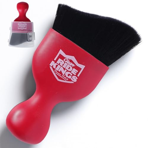 Car Interior Cleaner,Auto Soft Hair Detailing Brush Car Cleaning Kit Auto Detailing Tools Car Cleaning Supplies Car Accessories Car Gifts for Men Women Red - color: New3012red