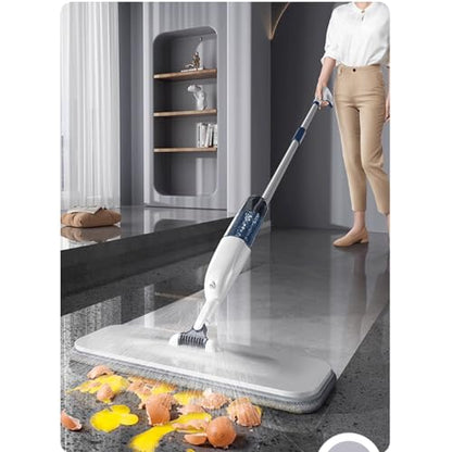 mop Spray Wet Mops for Floors Microfiber Dust Dry Mop with 2 Microfiber Washable Pads Hard Wood Floor Mop for Commercial Home mops - size: 38cm