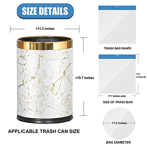 FORID Small Drawstring Trash Bags - 4 Gallon Plastic Garbage Bags White Unscented Can Liners 60 Count Strong Wastebasket Bags for Bathroom Office Home Kitchen Bedroom Travel 15 Liter - Durable & Thick - color: Best Seller: 4 Gallon - 60 Pack