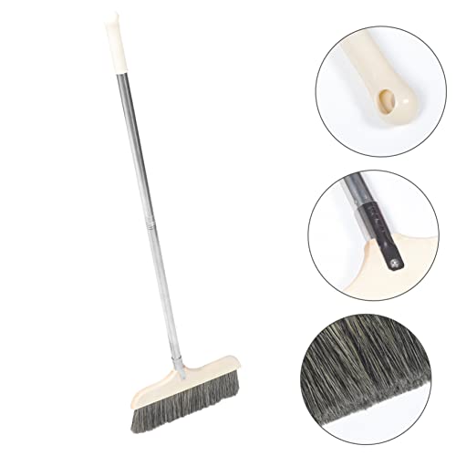 Healeved Detachable Hardwood Floor Broom Soft Bristles Lightweight for Kitchen Camping