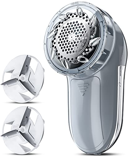 Bymore Fabric Shaver Lint Shaver for Clothes, Dual Power Lint Remover with Battery or Corded Use, Portable Sweater Shaver for Clothing, Furniture & Travel - color: Gray, size: 5.75*2.60*2.64in