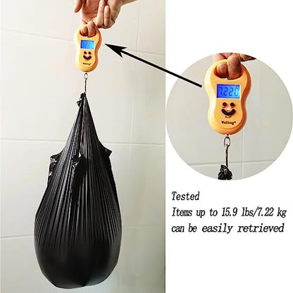 Small Black Trash Bags,100 Counts Thicken Value 4 Gallon Trash Bag,Small Garbage Bags with Handle for Home Office Kitchen Bathroom Trash Can