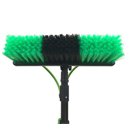 EquipMaxx Superlite Aluminum Water Fed Pole Kit Lightweight 24 Feet - Outdoor Window Cleaner Window Glass Solar Panel Cleaning System, Washing Equipment Tool Solution: Hose Spray Washer