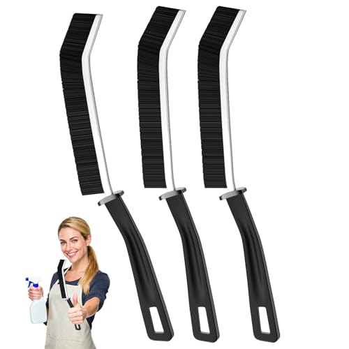 Crevice Cleaning Brush Set, 3 Pack Narrow Gap Brush for Home Use