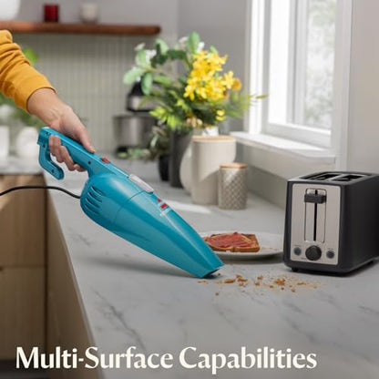 Bissell 2033 Featherweight Stick Lightweight Bagless Vacuum and Electric Broom with Crevice Tool for Hard Floors and Carpets, Blue - style: Blue