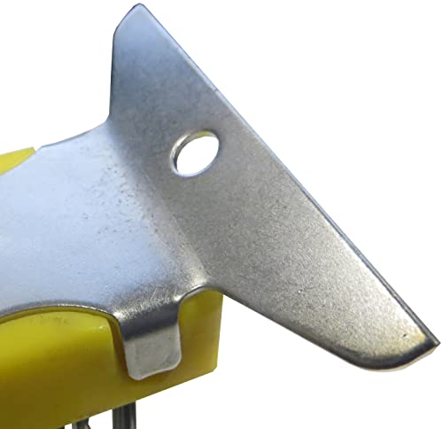 ALLWAY SB411 Soft-Grip Carbon Steel Wire Brush with Scraper - style: Carbon Steel Wire Brush with Scraper, 4 x 11