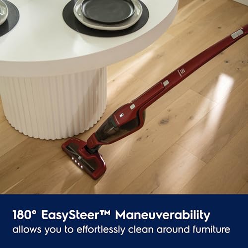 Electrolux Ergorapido Pet Cordless 2-in-1 Vacuum Cleaner with Motorized Pet Nozzle for Easy Pet Hair Removal, 48-Minute Run Time, 2 Power Modes, Chili Red - style: Pet Version