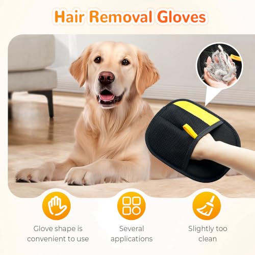 Pet Hair Removal Glove, 2026 New Pet Hair Remover for Laundry, Reusable Electrostatic Pet Hair Remover for Cats & Dogs, Pet Hair Removal Tool for Couch, Clothing, Carpet, Furniture, Car Seats (1PCS) - color: 1PCS