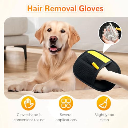 Pet Hair Removal Glove, 2026 New Pet Hair Remover for Laundry, Reusable Electrostatic Pet Hair Remover for Cats & Dogs, Pet Hair Removal Tool for Couch, Clothing, Carpet, Furniture, Car Seats (1PCS) - color: 1PCS