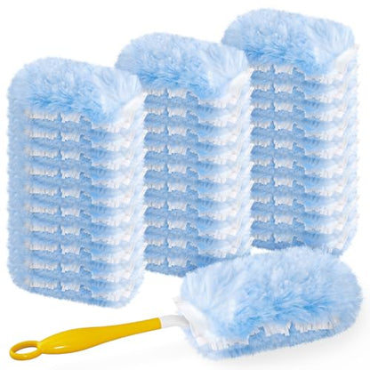 Duster Refill for Swiffer Duster, 30 Count Heavy Duty 2 Side 360° Duster Refills with 1 Handle, 4X Microfibers, Disposable Multi Surface Dusters for Cleaning - color: 30 Refills + 1 Handle