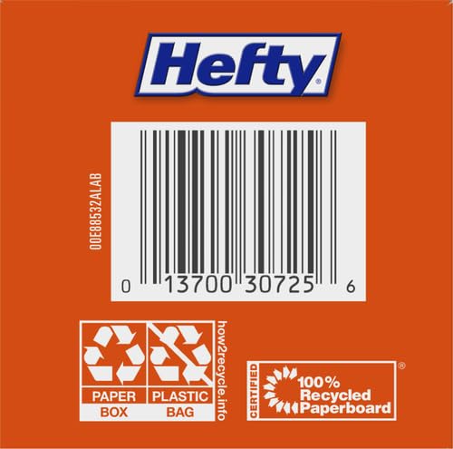 Hefty Medium Trash Bags,Fabuloso Scent,8 Gallon,26 Count (Pack of 12) - size: 26 Count (Pack of 12)