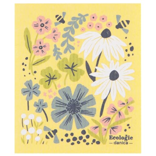 Ecologie Bees & Blooms Swedish Sponge Cloth, 1 EA
