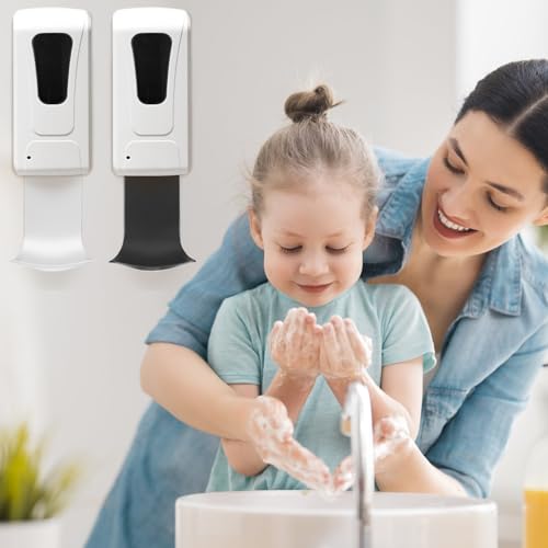 Dispenser Drip Tray Wall Mount Soap Dispenser Bracket, Laundry Detergent Drip Catcher Prevent Dripping and Spraying, Easy to Clean(Black) - color: Black