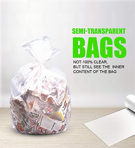 Small Clear Trash Bags – FORID 2.6 Gallon Garbage Bags Wastebasket Bin Liners 220 Count Plastic Trash Bags for Bathroom Bedroom Office Garbage Can (220 count) - style: 2.6 Gal (220 Count)