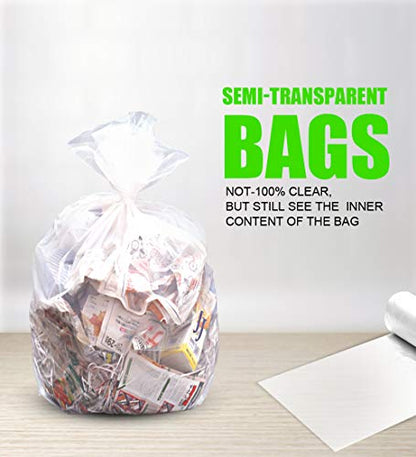 Small Clear Trash Bags – FORID 2.6 Gallon Garbage Bags Wastebasket Bin Liners 220 Count Plastic Trash Bags for Bathroom Bedroom Office Garbage Can (220 count) - style: 2.6 Gal (220 Count)
