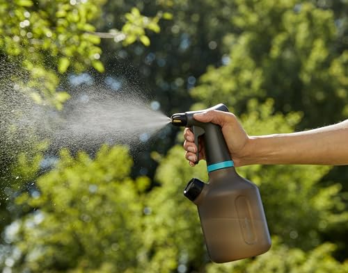 GARDENA 360 Misting Spray, Brass Nozzle, Switchable Spray Type - Ideal for Gardening