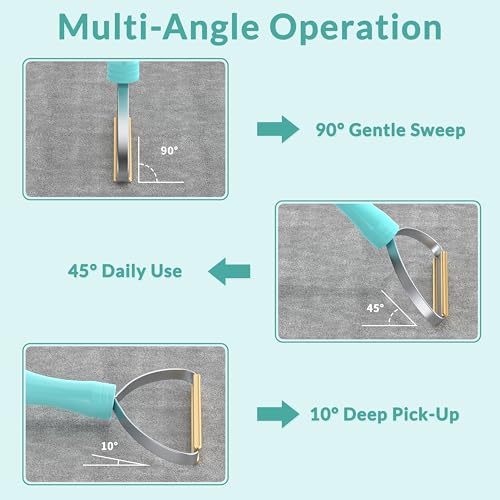 LINTPLUS Pet Hair Remover Carpet x2 & Lint Root Cleaner Pro Pet Hair Remover by LINTPLUS,Special Pet Hair Removal Tool Multi Fabric Edge and Carpet Rake for Couch, Pet Towers and Rugs - size: Pro*2