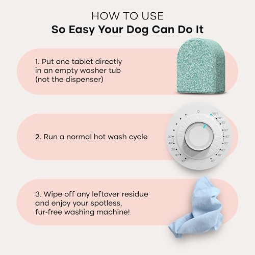Uproot Clean Washing Machine Cleaner Tablets Ultra - 40% Stronger Formula: Designed for Pet Owners, Remove Residue, Grime & Odors, Compatible with HE, Top & Front Load, 24 Pack - 12 Month Supply - style: Ultra