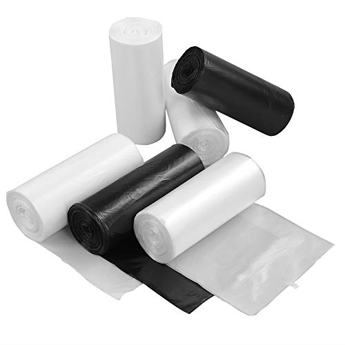 Small Trash Bags, 6 Gallon Office Garbage Bag, 150 Counts, F