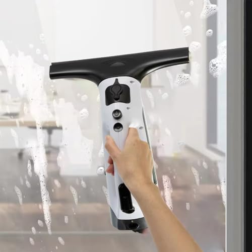Fabater Window Vacuum Squeegee Cordless, Handheld Window Vacuum with Spray Bottle, 2000Pa Electric Cleaning Tool for, Tiles, Mirror, Countertop, Car Windshield