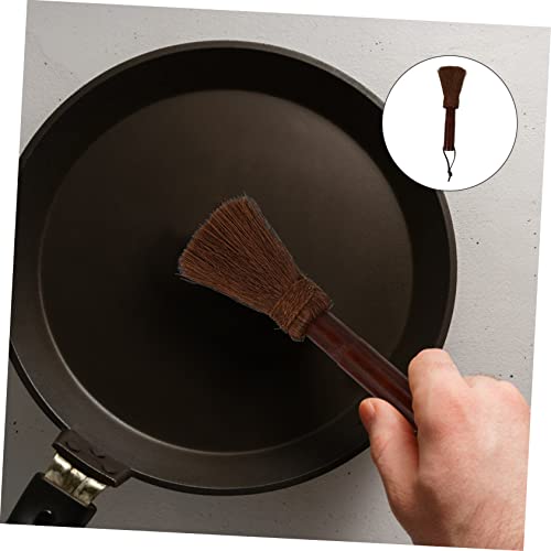 Natural Palm Brush for Kitchen Cleaning Dish Brush Stiff Bristles for Pots and Pans for Heavy-Duty Scrubbing
