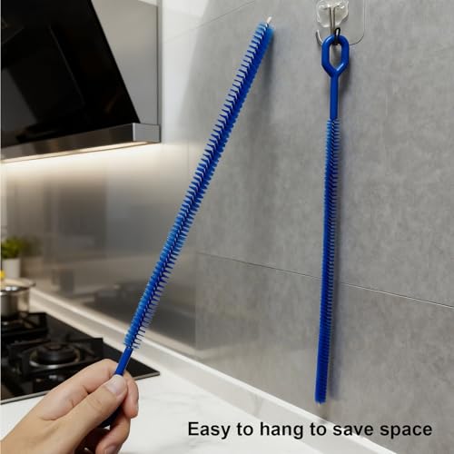 3-Pack Multi-Size 12.6”Long Straw Cleaner Brush for Stanley Cup, Extra Long Reusable Straw Brush for Tumbler, Metal, Silicone, Glass Straws for Baby Bottles, Sippy Cups, Yeti, Pipe Cleaner for Tube