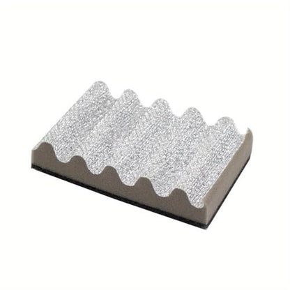 Heavy Duty Dual-Sided Scrub Pads, Coarse Grit & Non-Scratch Scrubber for Outdoor Grill, Kitchen Sink, Metal Griddle, Rust Resistant Multi-Color PVC Pads