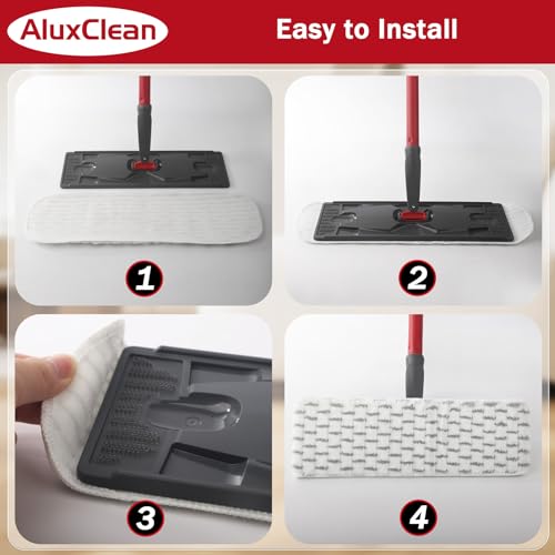 5-Pack Microfiber Mop Pad Refills Compatible with O-Cedar H2PrO