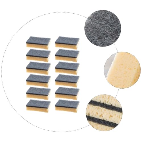 DOITOOL 12pcs Dual-Sided Kitchen Cleaning Sponges Set Non-Scratch Dish Washing Scrubber for Household Multi-Purpose Use
