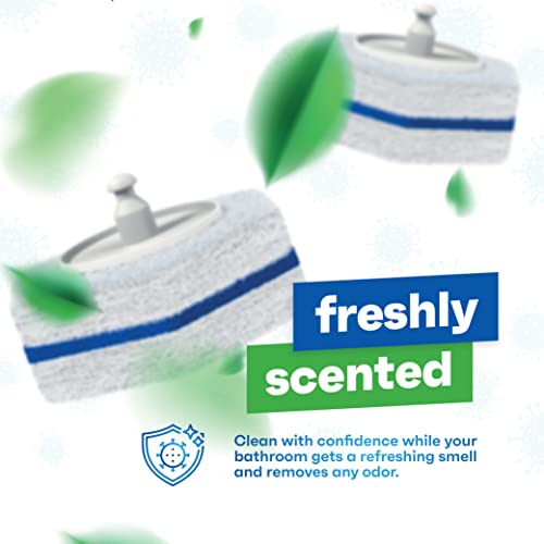 CleanGenius Disposable Prefilled Toilet Cleaning Scrubbers (60 Count) - size: 1 Count (Pack of 60)