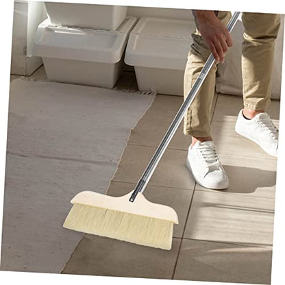 Indoor Brooms for Sweeping Soft Bristle Broom Long Handle Floor Cleaner Tool