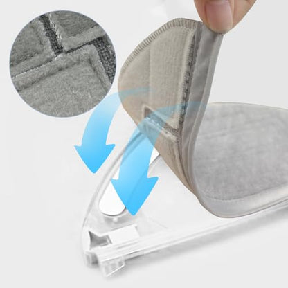 6 Pack Mop Cloth Pads Replacement for Roborock S8 Pro Ultra Robot Vacuum, Upgraded Reusable Microfiber Dual Sonic Mopping Pad Accessories - size: S8 Pro Ultra Dual Zone Mops