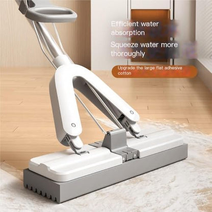 Practical Flat Mop, Enlarged PVA Head, Effortlessly Handles Home Cleaning -Essential for Home Cleaning